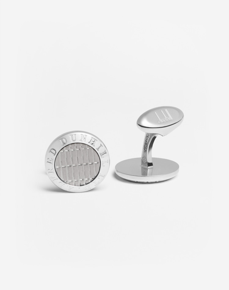 DUNHILL CUFFLINKS Man ROLLAGAS AD COIN CUFFLINKS f