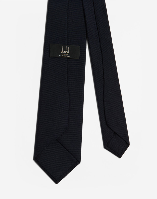 DUNHILL JERSEY PIQUE COTTON TIE 7CM Tie Man d