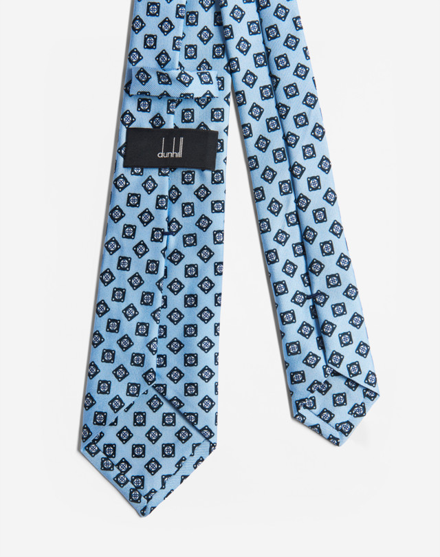 DUNHILL PRINTED GASKETS TIE 7CM Tie Man r