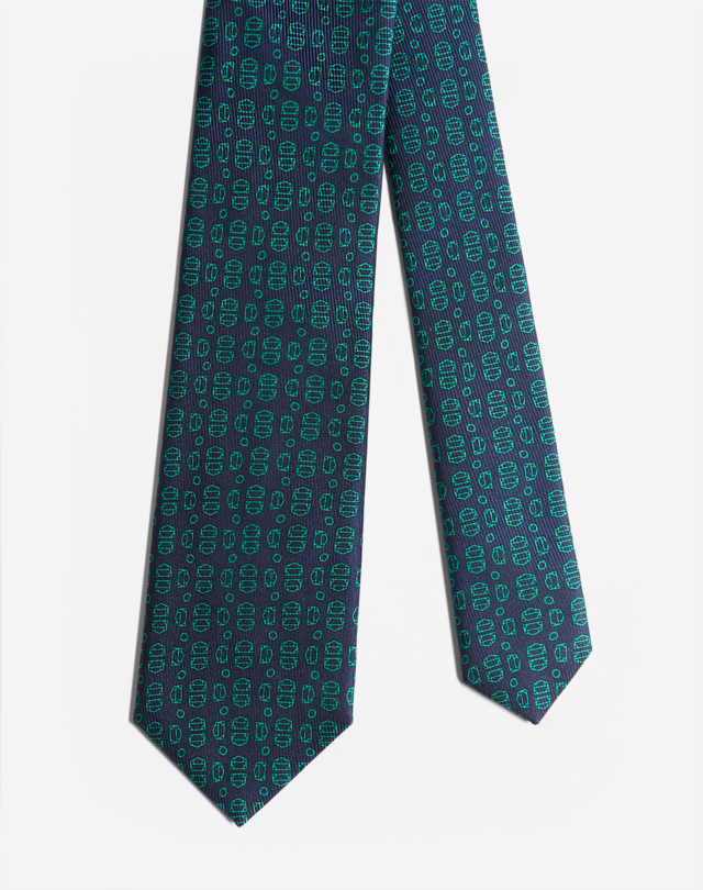 DUNHILL Printed Gaskets 4 Tie 7 Cm Tie Man f