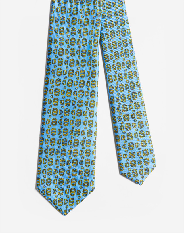 DUNHILL Printed Gaskets 4 Tie 7 Cm Tie Man f
