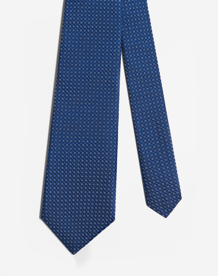 DUNHILL Tie Man Geometric Texture Tie 8Cm f
