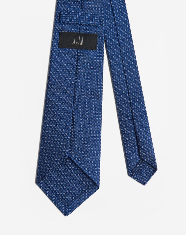 DUNHILL 지오메트릭 텍스처 타이 8CM 타이 남성 r