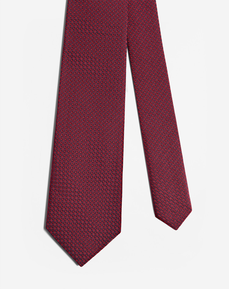 Geometric Texture Tie 8cm DUNHILL Tie Man Geometric Texture Tie 8cm f