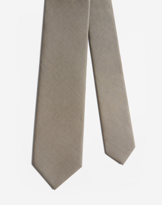 DUNHILL Technical Wool Silk Tie 7Cm Tie Man f