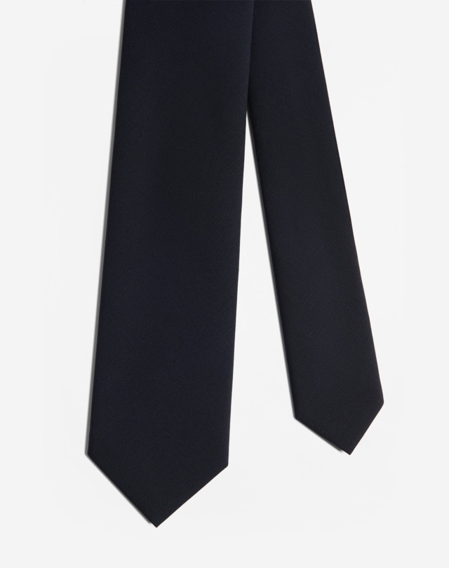 DUNHILL STRETCH WOOL HAND TIE 7CM Tie Man f
