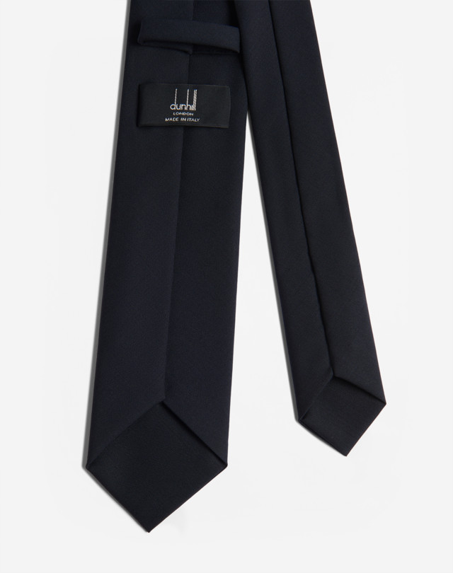 DUNHILL STRETCH WOOL HAND TIE 7CM Tie Man r