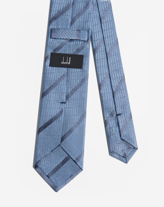 DUNHILL ROLLAGAS STRIPE TIE 7CM Tie Man r