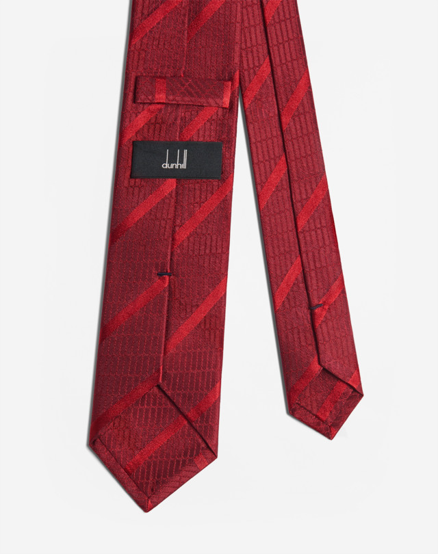 DUNHILL ROLLAGAS STRIPE TIE 7CM Tie Man r