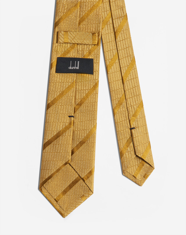 DUNHILL ROLLAGAS STRIPE TIE 7CM Tie Man r