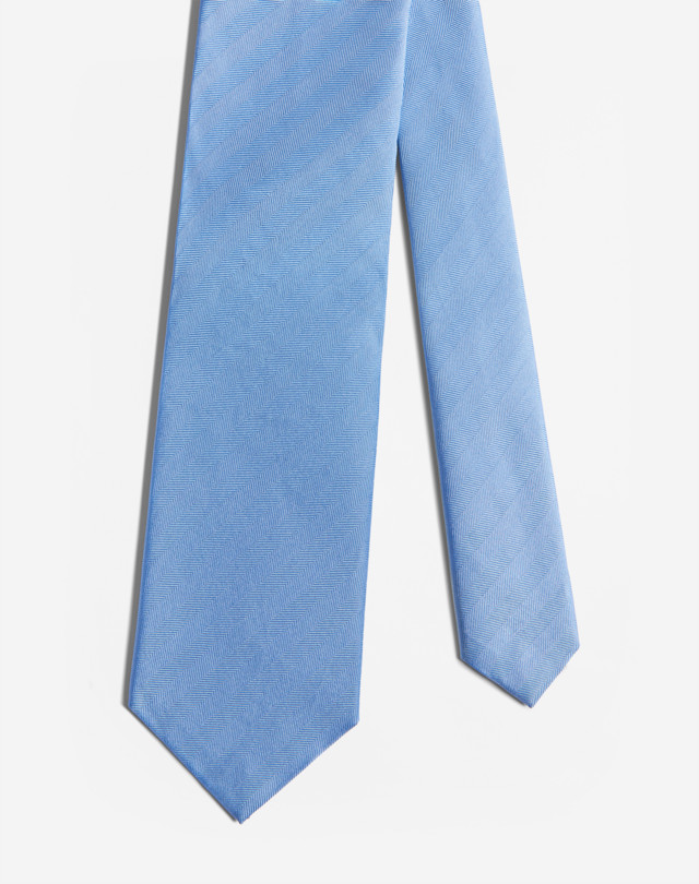 DUNHILL Herringbone Shadow Stripe Tie Tie Man f