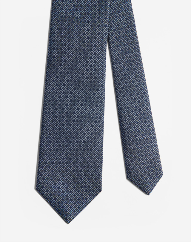 DUNHILL Harness Buckle Print Tie Tie Man f