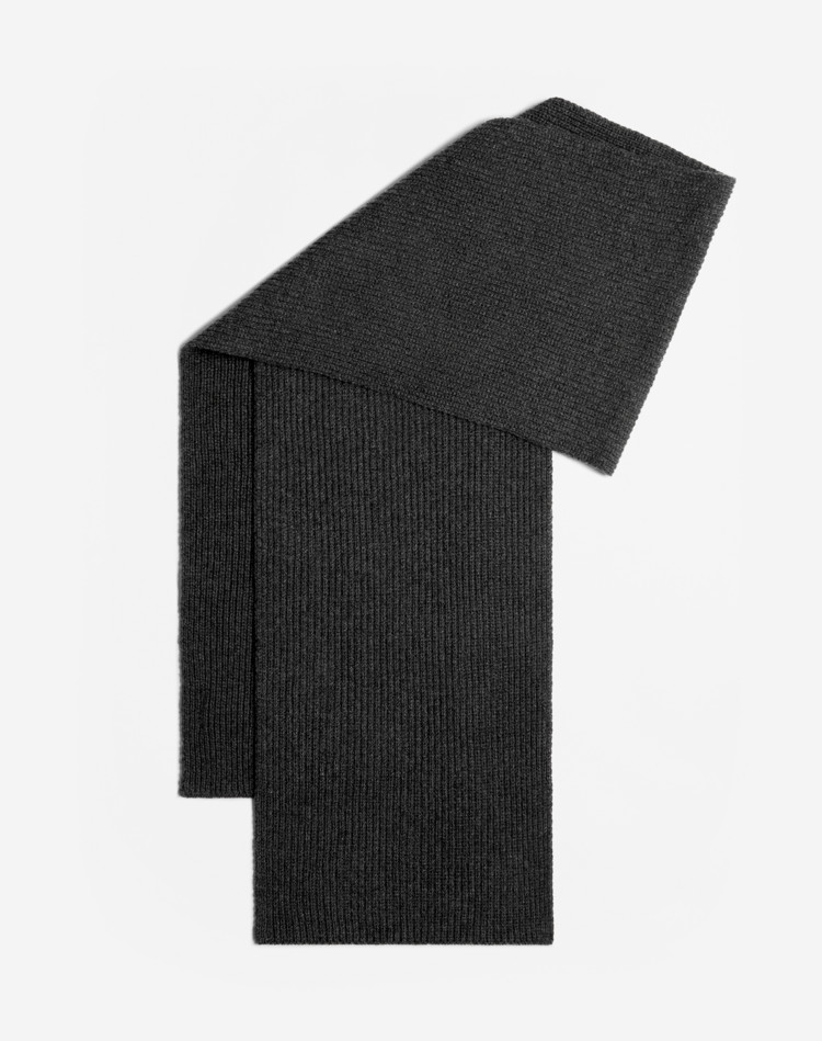 DUNHILL SCARVES Man Ribbed Classic Cashmere Scarf f