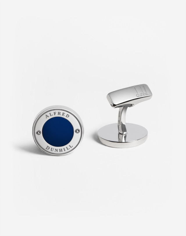 DUNHILL Runde Lock Manschettenknöpfe MANSCHETTENKNÖPFE Herren f