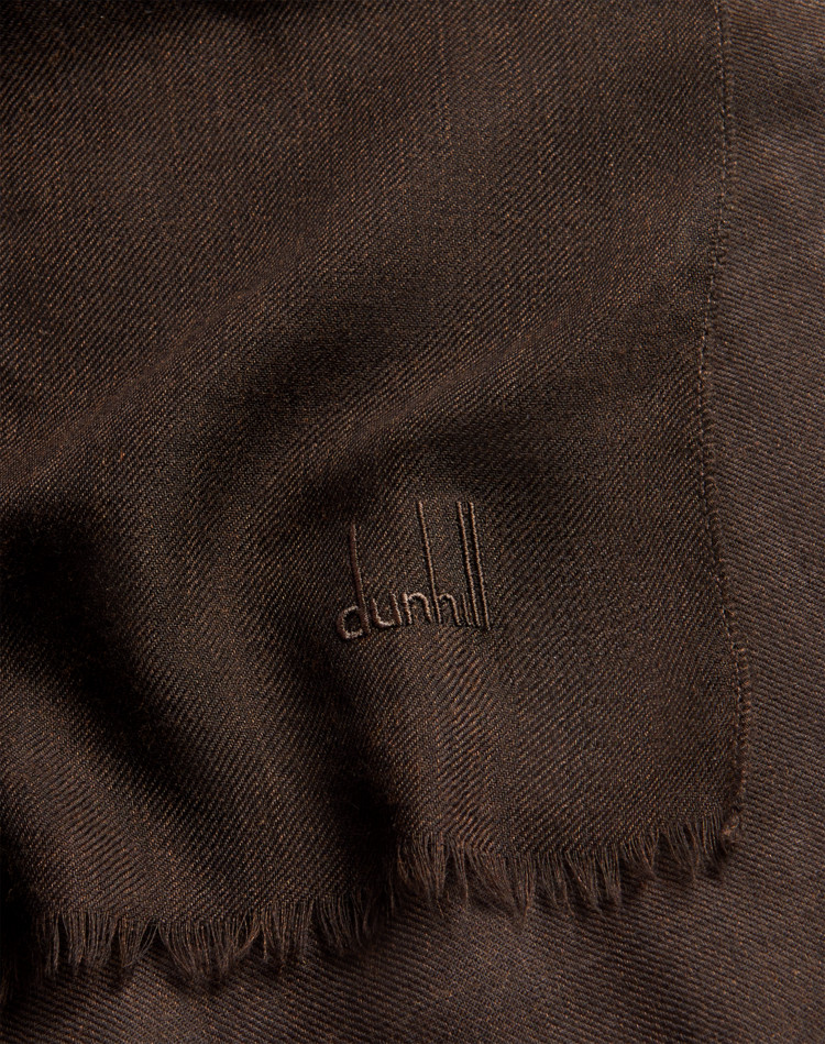 ダンヒル スカーフ｜ブラックカシミヤスカーフ｜dunhill JP