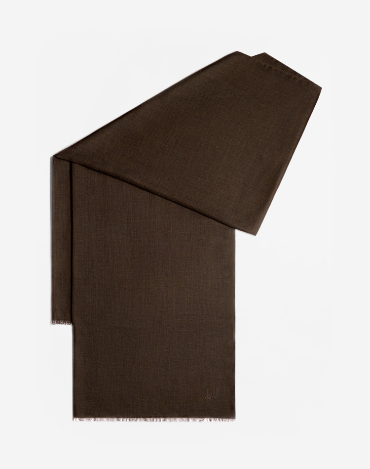 Lightweight Cashmere Scarf DUNHILL SCARVES Man Lightweight Cashmere Scarf f