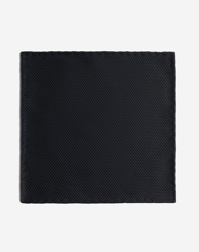 DUNHILL Silk Micro Texture Woven Pocket Square Pocket square Man f