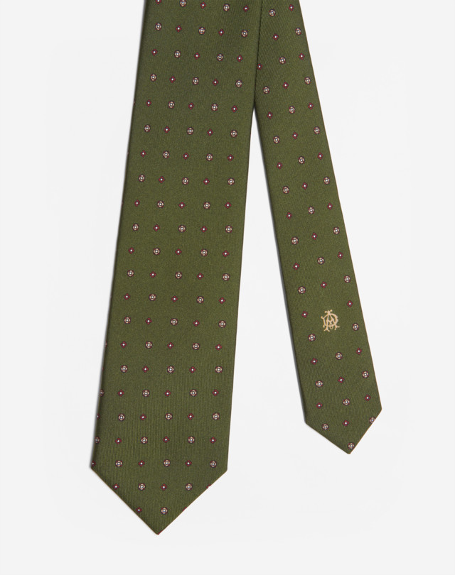 DUNHILL Silk Neats Printed Tie 8cm Tie Man f