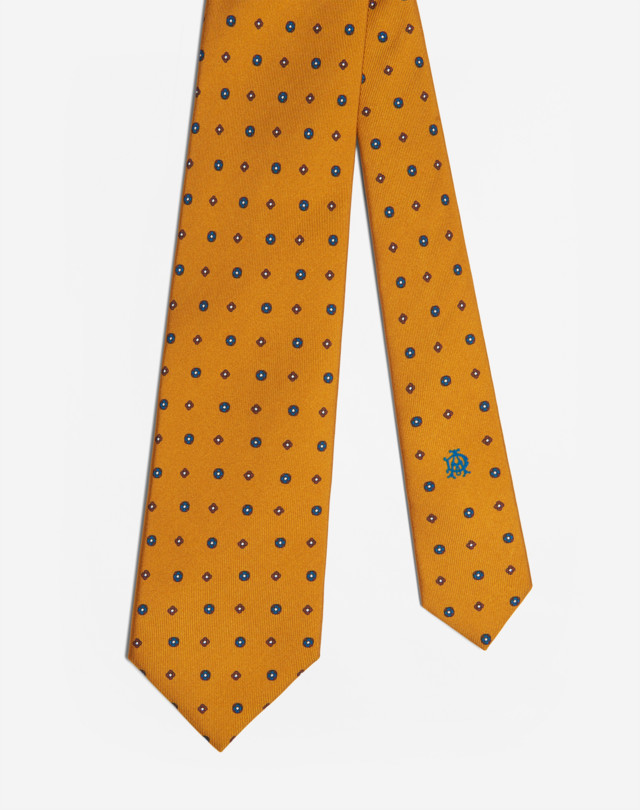 DUNHILL Silk Neats Printed Tie Tie Man f