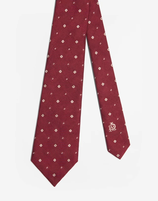 DUNHILL Silk Archive Neat Woven Tie Tie Man f