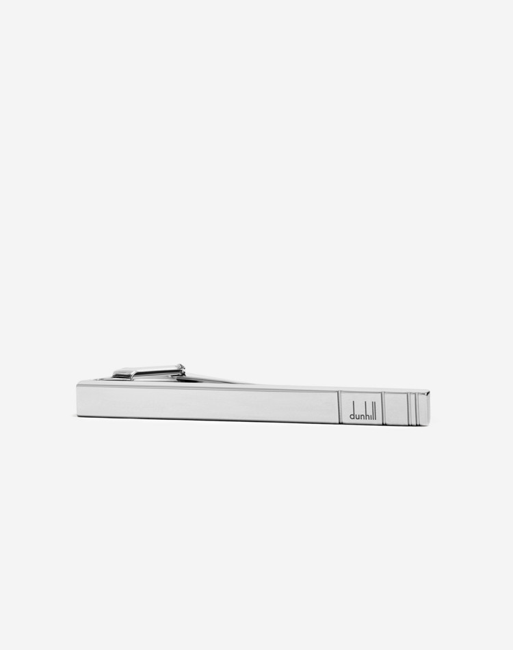 Longtail Stripes Silver Tiebar DUNHILL TIEBARS Man Longtail Stripes Silver Tiebar f