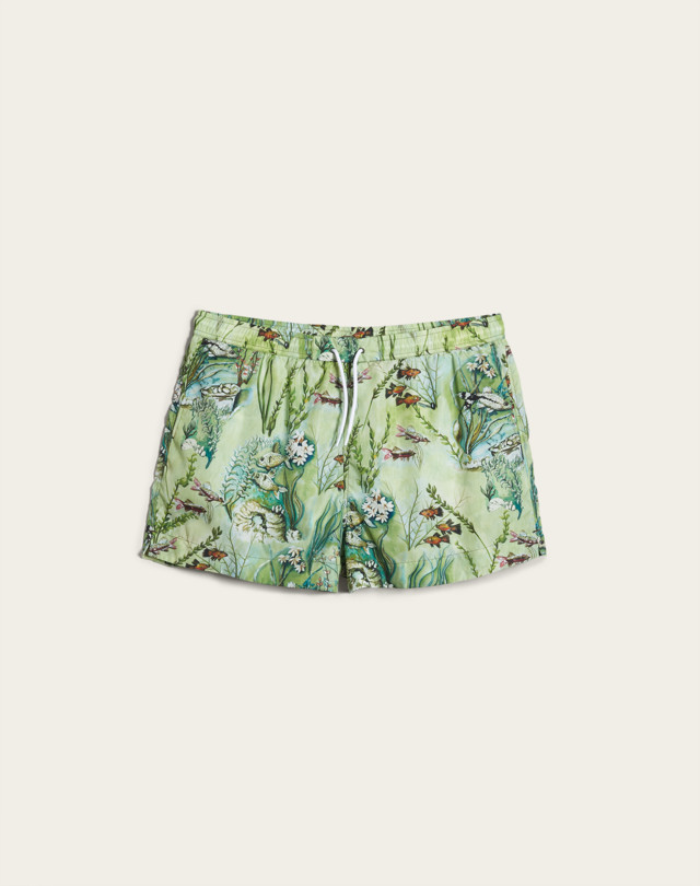 DUNHILL Aquarium Swim Shorts SWIMWEAR Man f