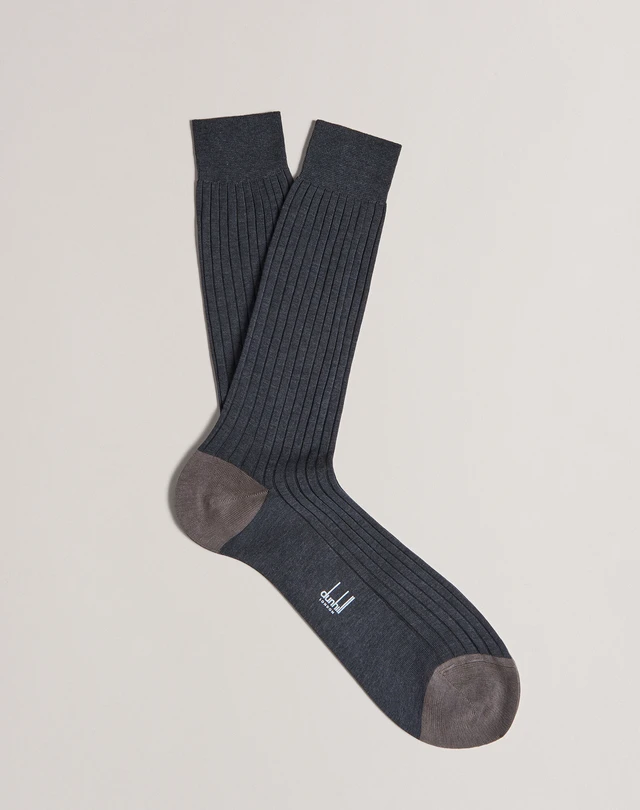 DUNHILL Classic Cotton Socks SOCKS Man f