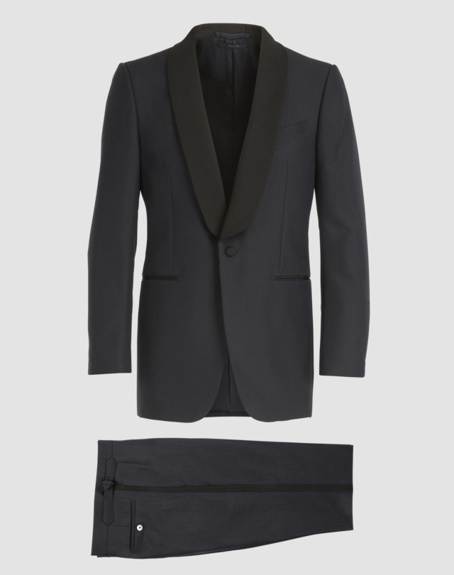 DUNHILL Belgravia-fit County Check Suit SUITS Man f