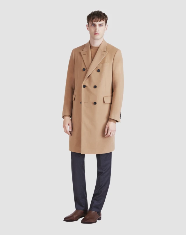 Men's Double Breasted Chesterfield Coat | dunhill US Online Store