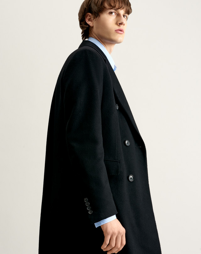 Manteau Croisé Chesterfield En Laine De Cachemire Homme en ...