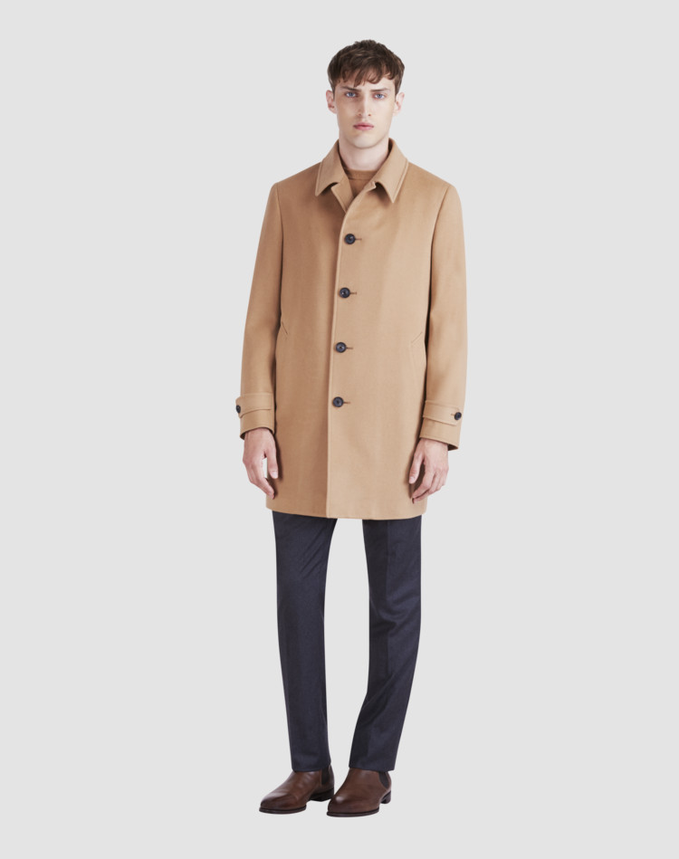 mens car coat with hood