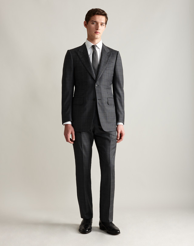 DUNHILL ベルグレイヴィア フィット ウールスーツ スーツ メンズ r