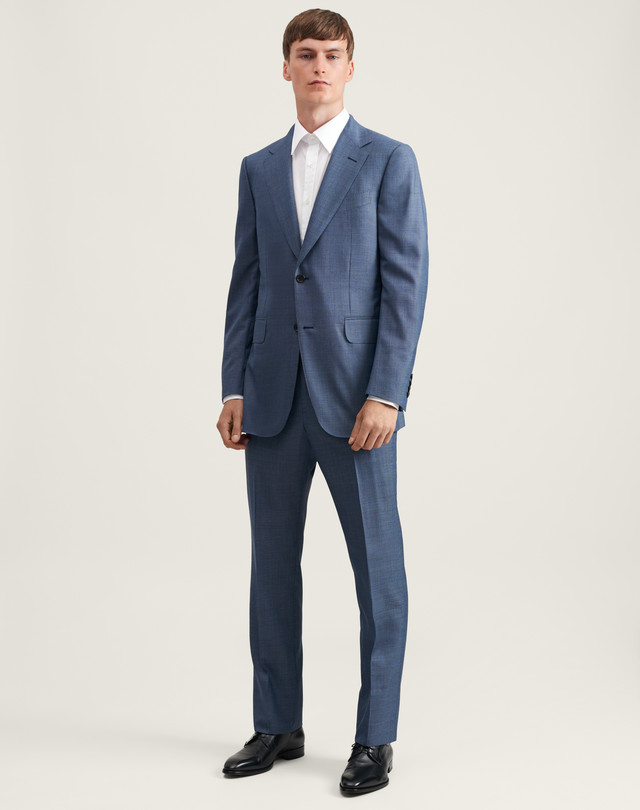DUNHILL Костюм Belgravia в мелкую клетку КОСТЮМ Для Мужчин f
