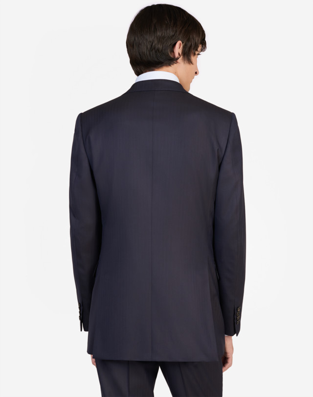 DUNHILL Wool Herringbone Belgravia Suit SUITS Man e