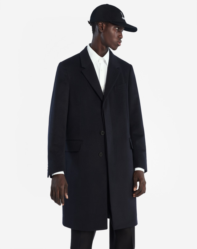 DUNHILL WOOL CASHMERE COAT TOP COATS Man d