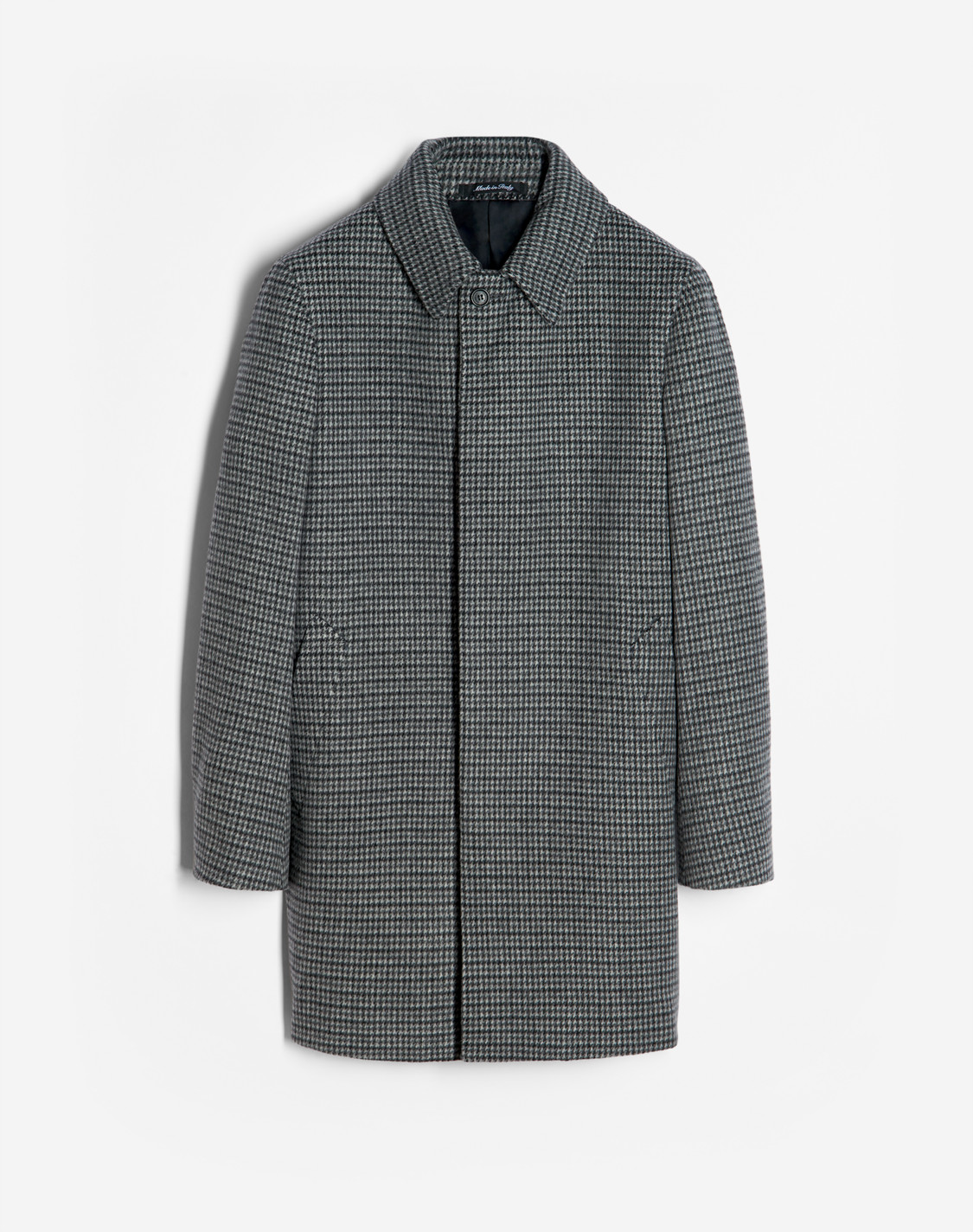 メンズ ウール スモールチェック カーコート | dunhill JP
