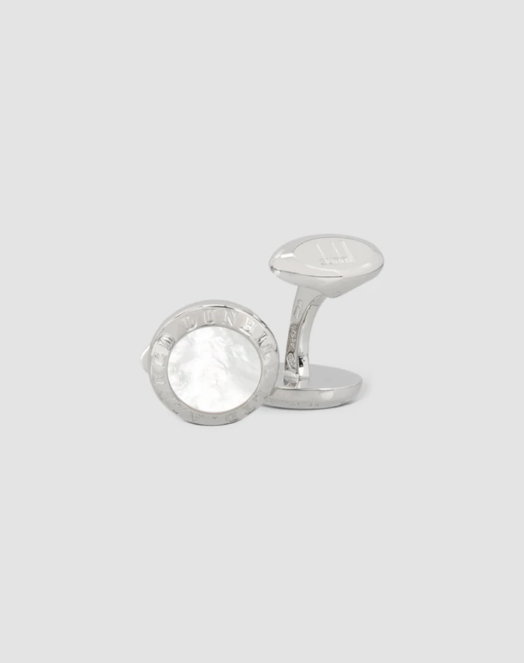 dunhill mother of pearl cufflinks