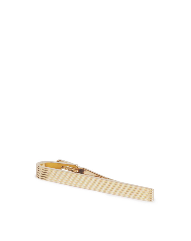 Tiebar is shown in gold finish