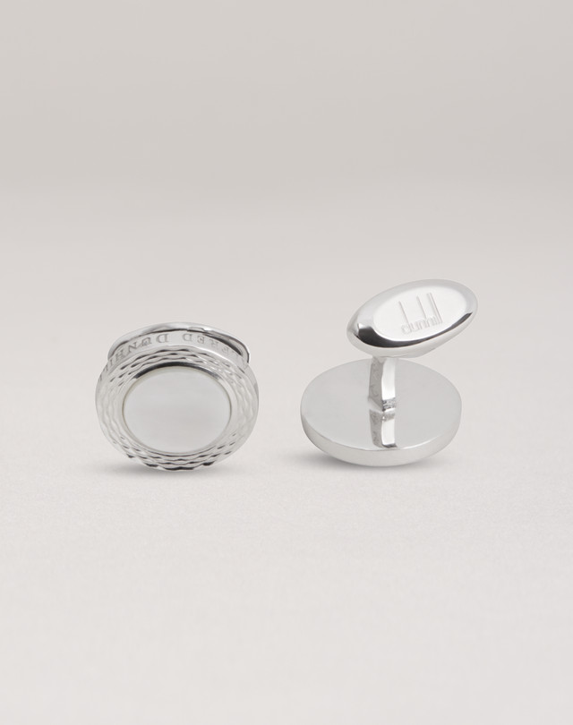 DUNHILL Barley Rim Cufflinks CUFFLINKS Man f