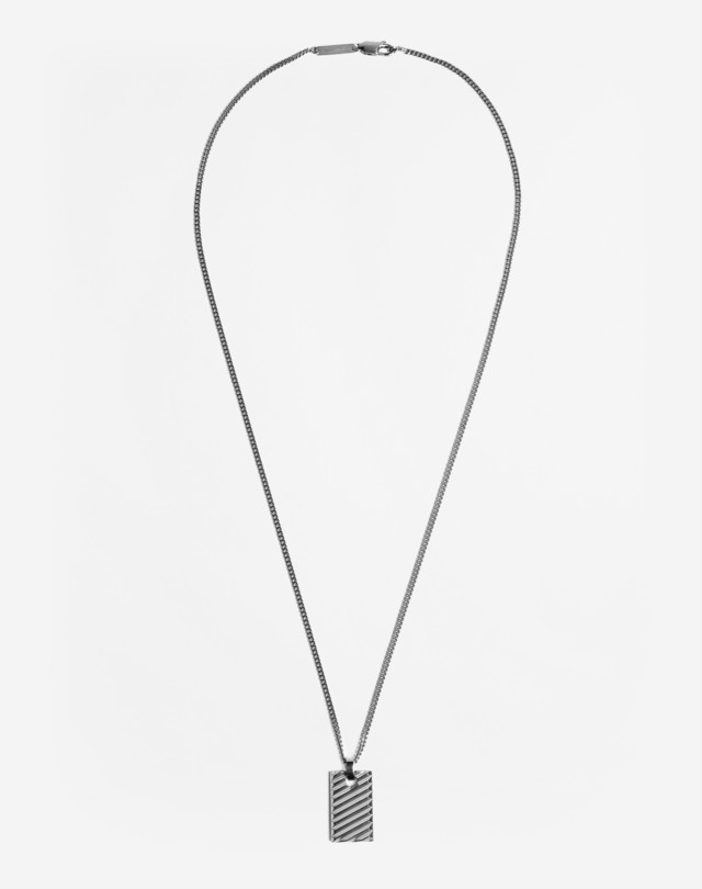 DUNHILL Transmission White Gold Necklace Necklace Man f