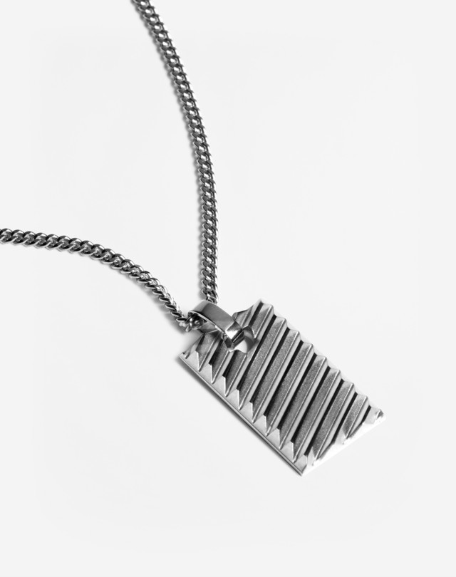 DUNHILL TRANSMISSION WHITE GOLD NECKLACE Necklace Man r