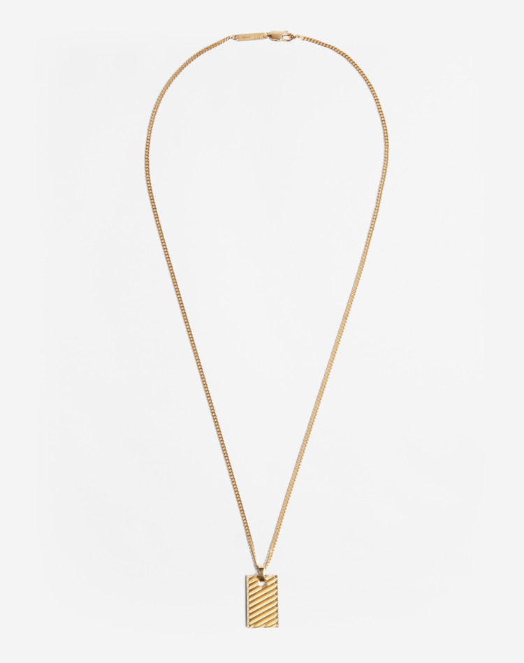 DUNHILL Necklace Man Transmission Yellow Gold Necklace f