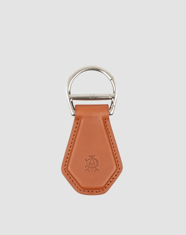 DUNHILL Facet-cut Vintage Logo Key Fob KEYFOBS Man f