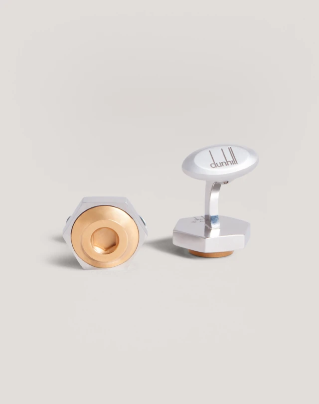 DUNHILL Gold Cufflinks CUFFLINKS Man f