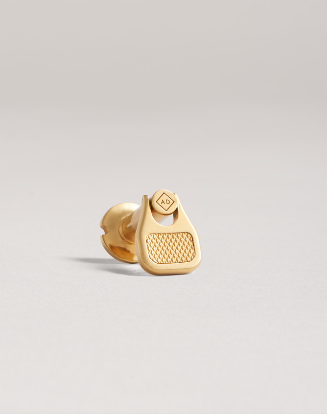 DUNHILL Duke Zip Pull Gold Plated Cufflinks CUFFLINKS Man f