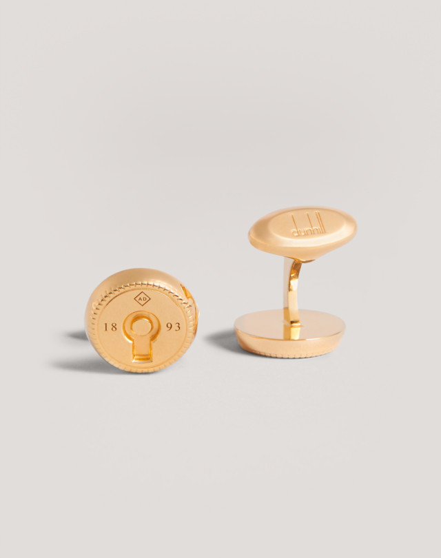 DUNHILL Duke Lock Cufflinks CUFFLINKS Man f