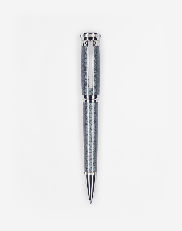 DUNHILL SENTRYMAN GREY HAMMERED BALLPOINT PEN BALLPOINT PENS Man d