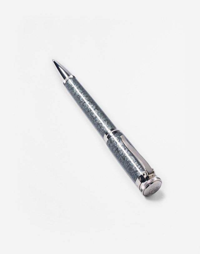 DUNHILL SENTRYMAN GREY HAMMERED BALLPOINT PEN BALLPOINT PENS Man r