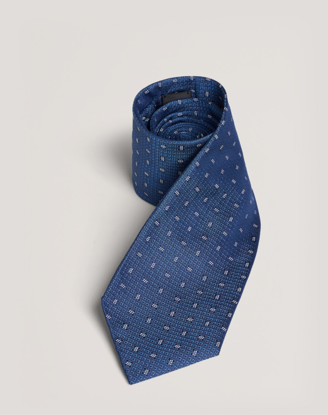 DUNHILL Neats Woven Silk Tie WOVEN TIES Man f