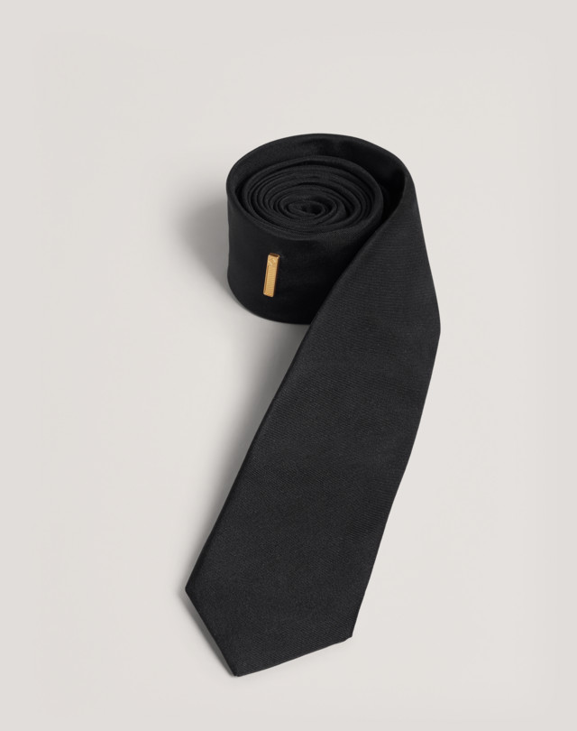 DUNHILL Cravatta in faille di seta jacquard da 5,5 cm CRAVATTE TESSUTE Uomo f